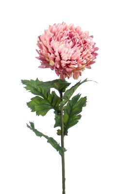 Kunsttak Chrysant Kunstbloem Roze ( 3 Stuks ) 75 Cm